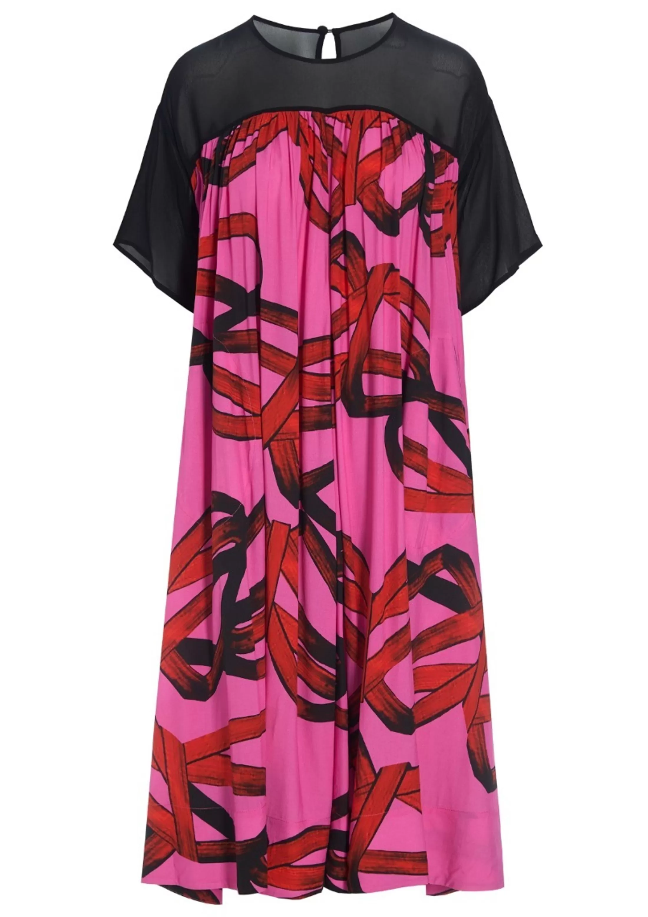 domino_fsc_kjole_4-1.webp Kjoler<BITTE KAI RAND Domino Fsc Kjole Lily White/Black Domino | Shell/Coral Domino | Colour Dream