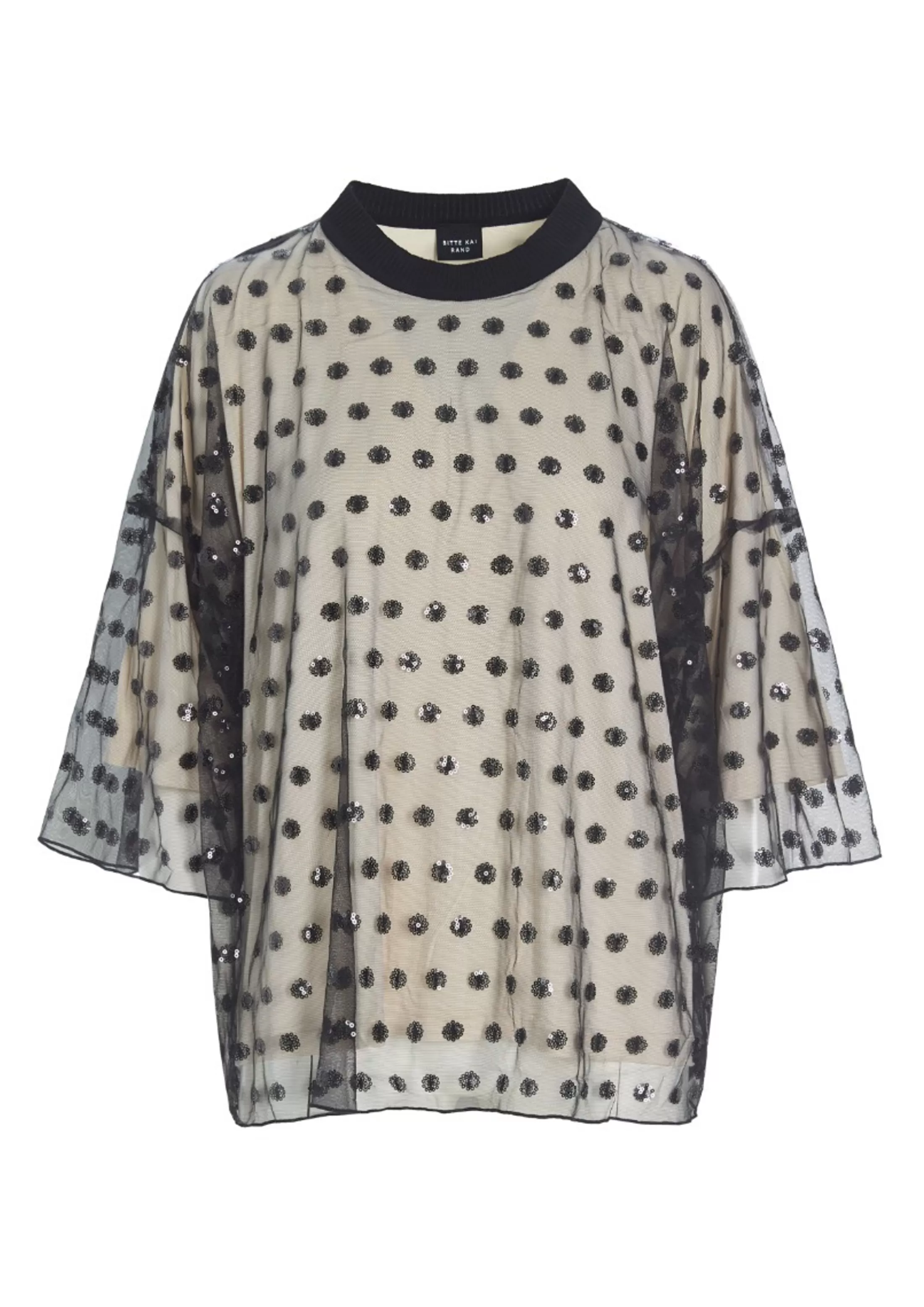 embroidery_mesh_bluse_3-1.webp Bluser<BITTE KAI RAND Embroidery Mesh Bluse Black/Ivory | Black/Dark Shadow