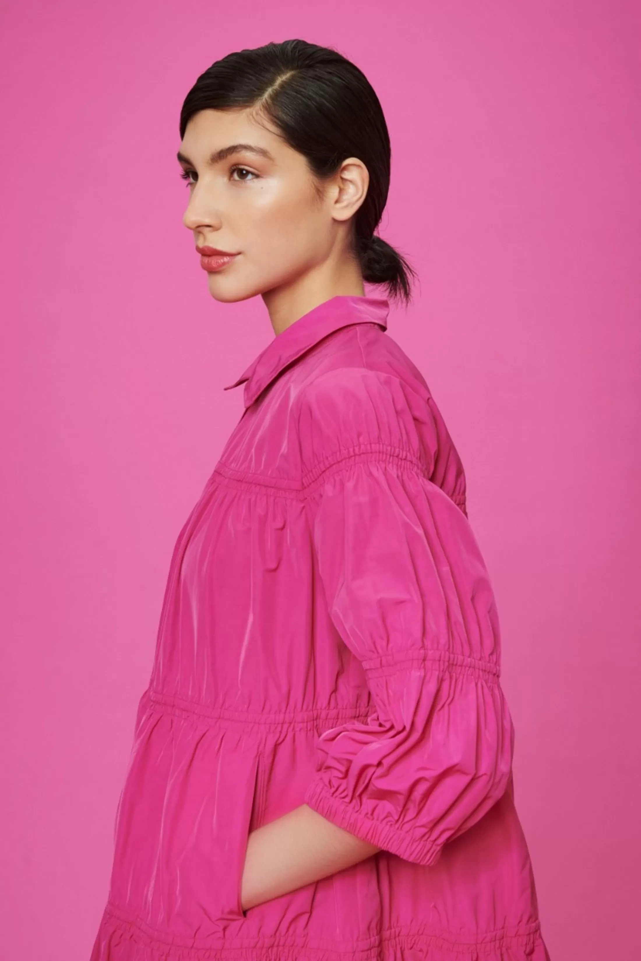 fukkura_poplin_kjole_2-1.webp Kjoler<BITTE KAI RAND Fukkura Poplin Kjole Black | Flamingo