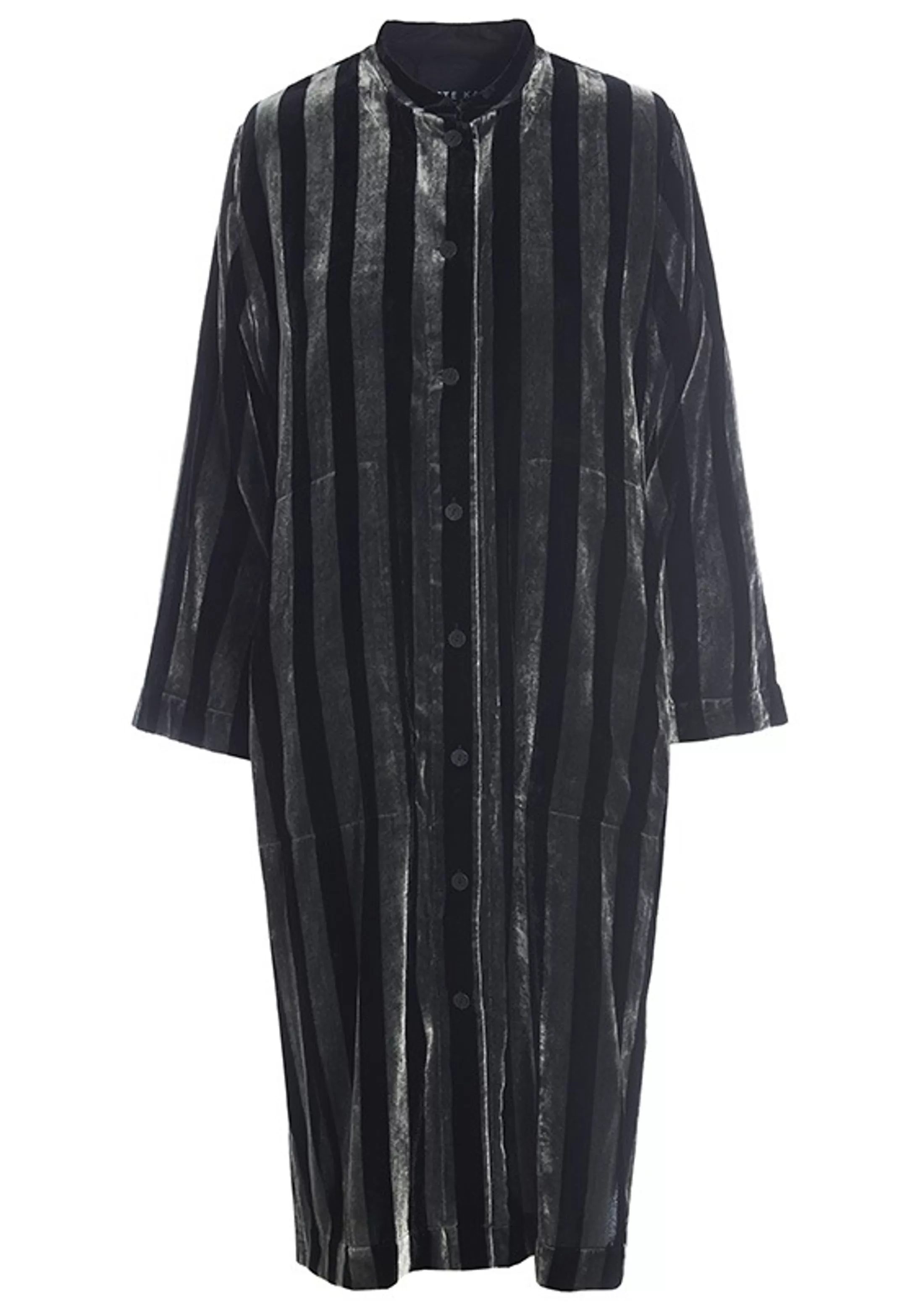 hakone_doubleweave_kjole_3-1.webp Kjoler<BITTE KAI RAND Hakone Doubleweave Kjole Anthracite | Black