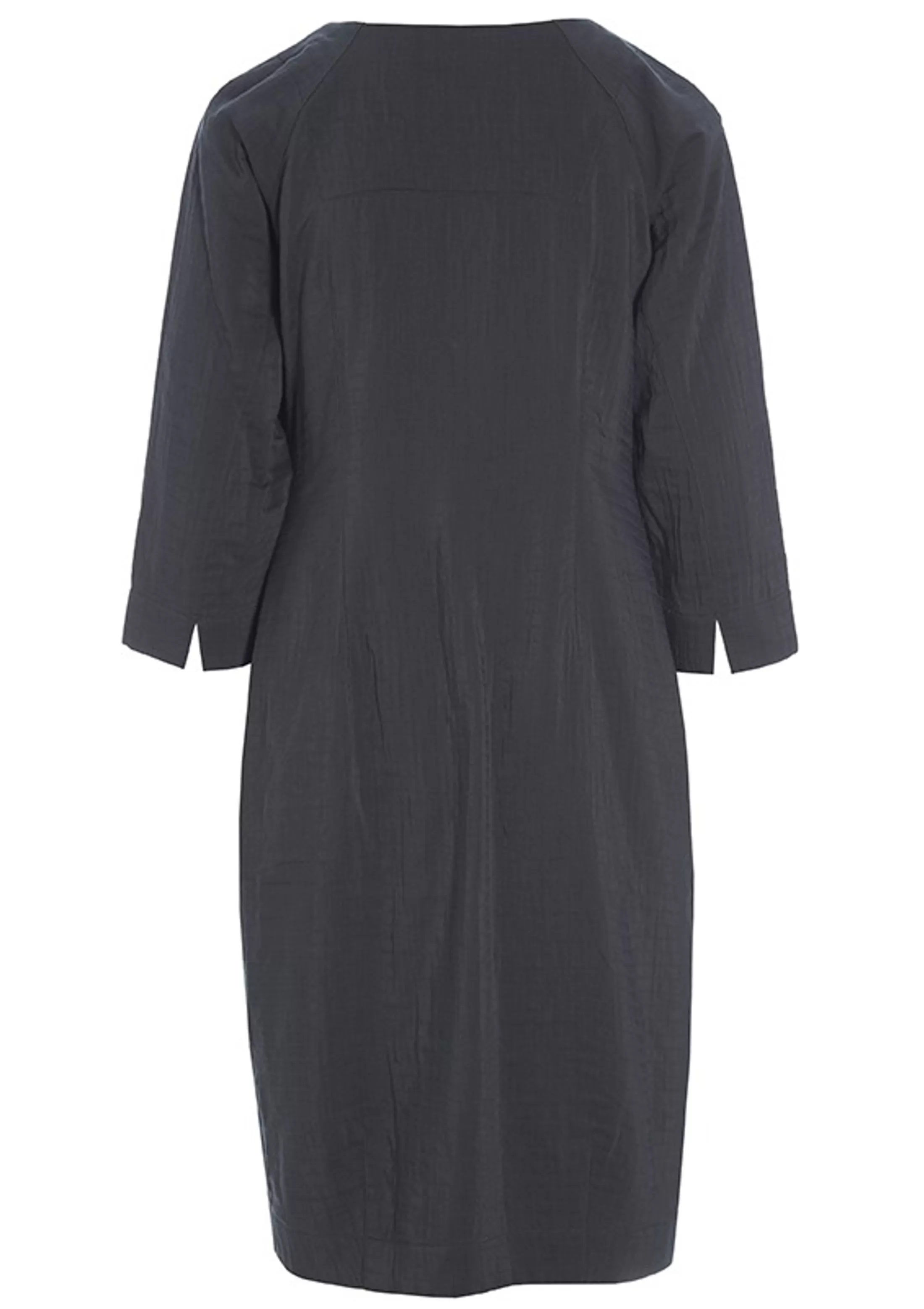 hakone_doubleweave_kjole_5-1.webp Kjoler<BITTE KAI RAND Hakone Doubleweave Kjole Anthracite | Black