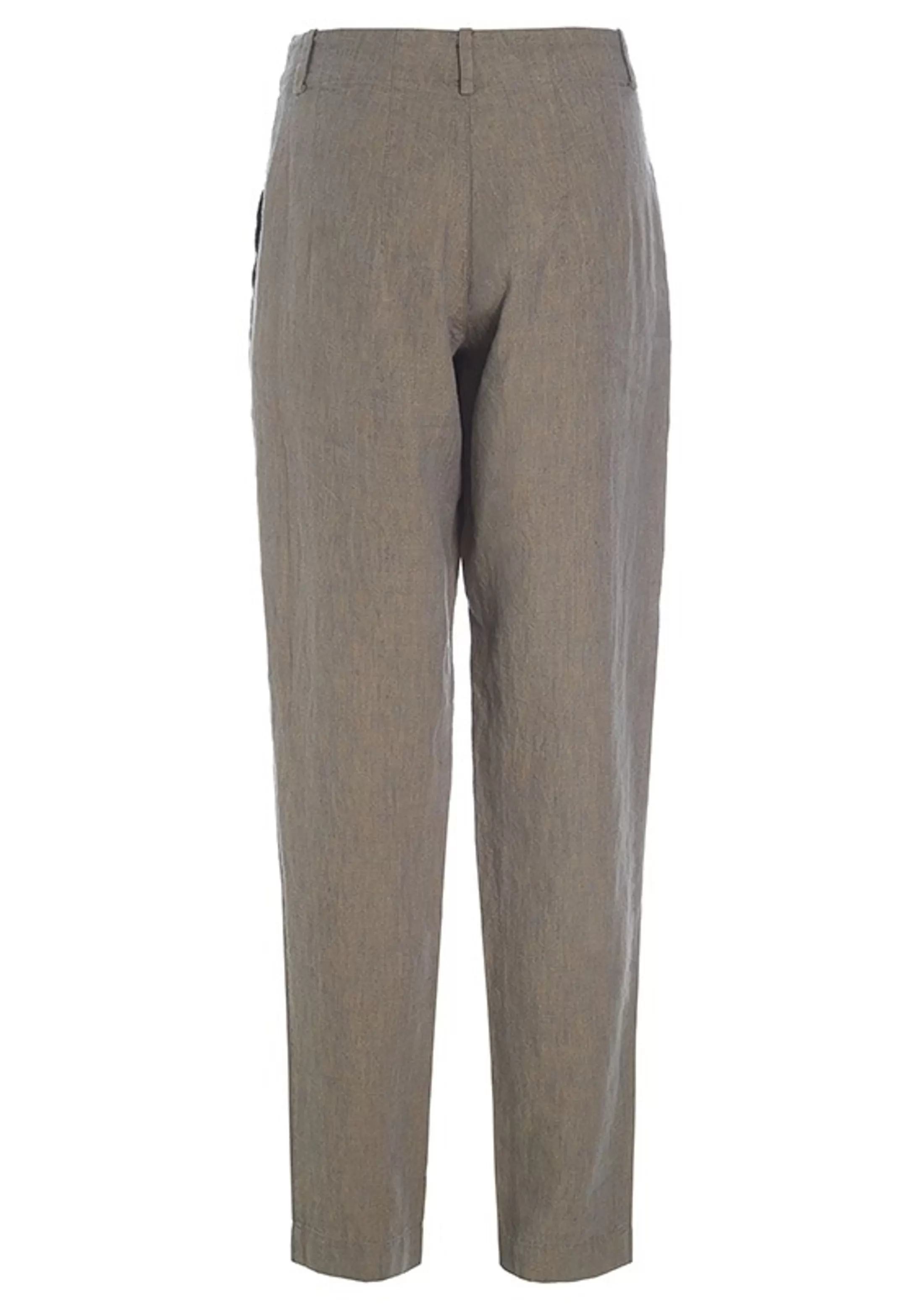 lazy_linen_smalle_bukser_6-1.webp Bukser<BITTE KAI RAND Lazy Linen Smalle Bukser Black/Ivory Changeant | Caramel Changeant