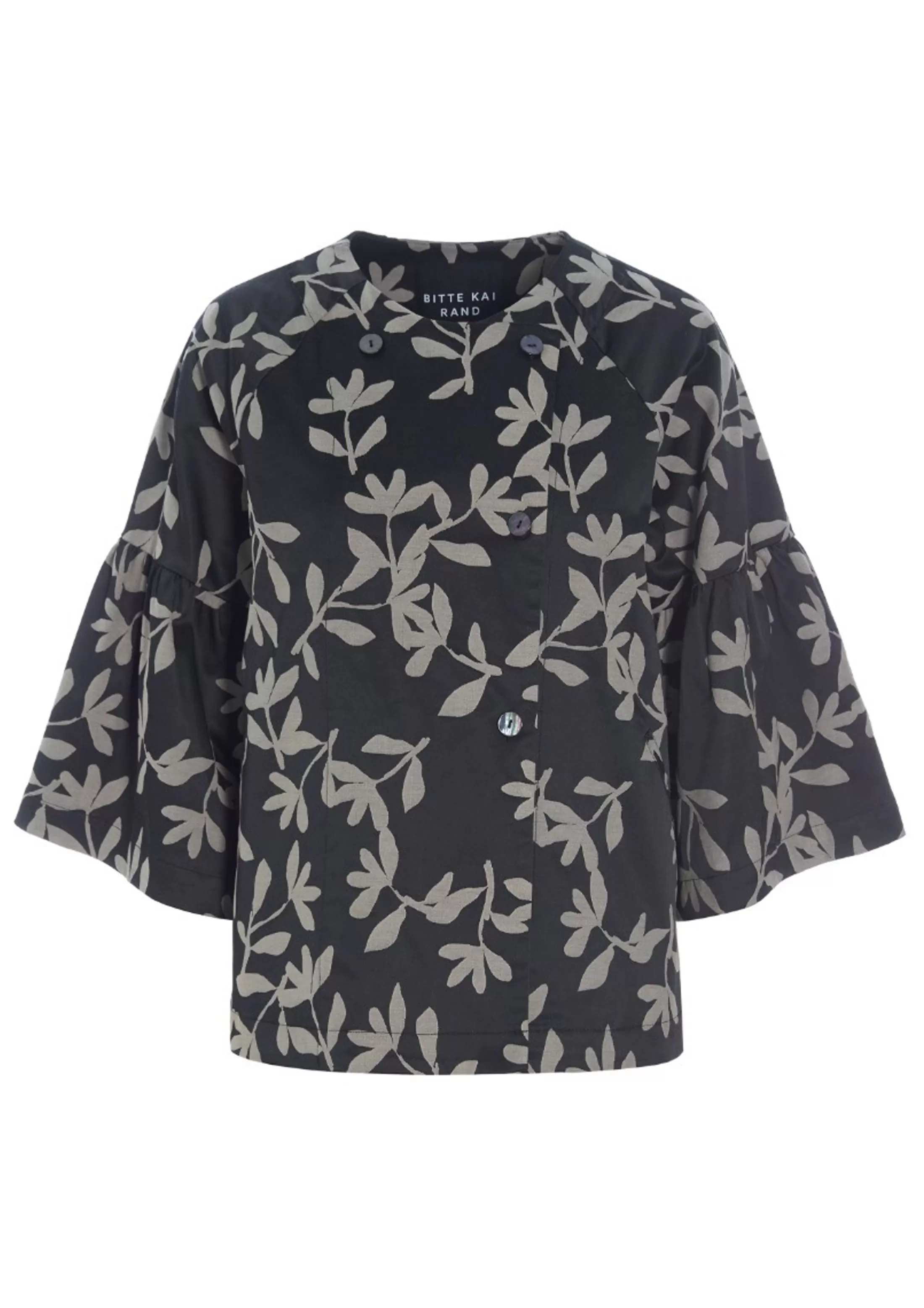 liquorice_stripe_kimono_jakke_3-1.webp Jakker & Blazere<BITTE KAI RAND Liquorice Stripe Kimono Jakke Liqourice Stripe